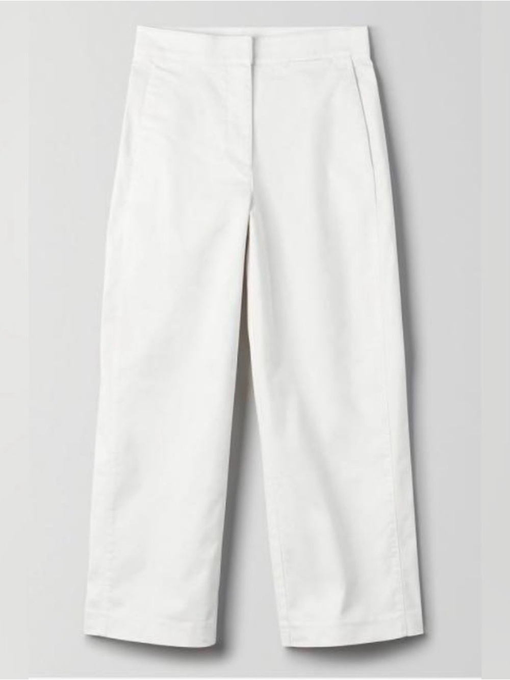 Aritzia cropped white pant